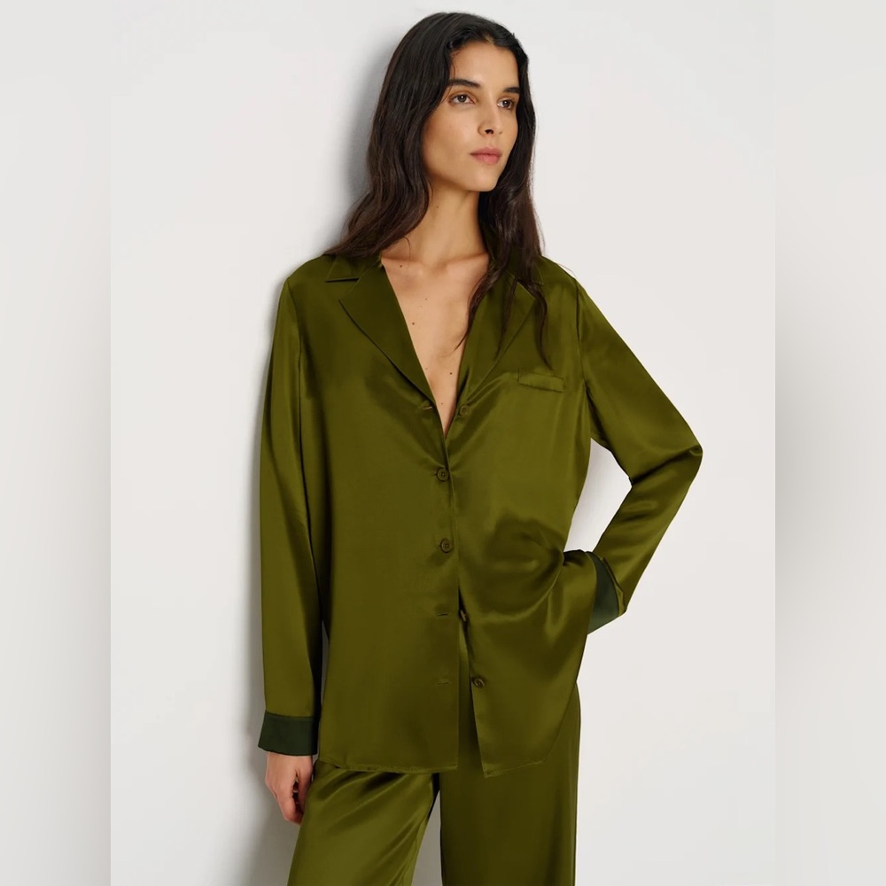 NWT Reformation Ella 100% Silk Set Size Small - Picture 3 of 4